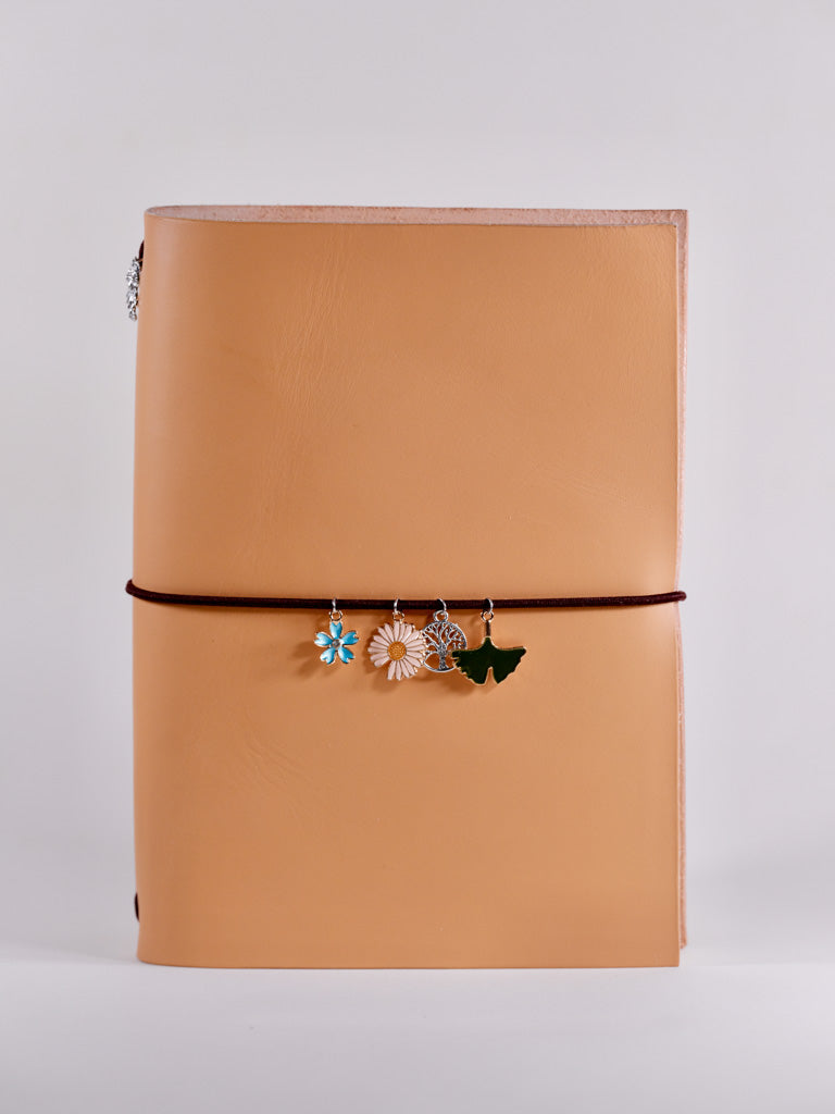 A5 handmade leather traveler notebook cover