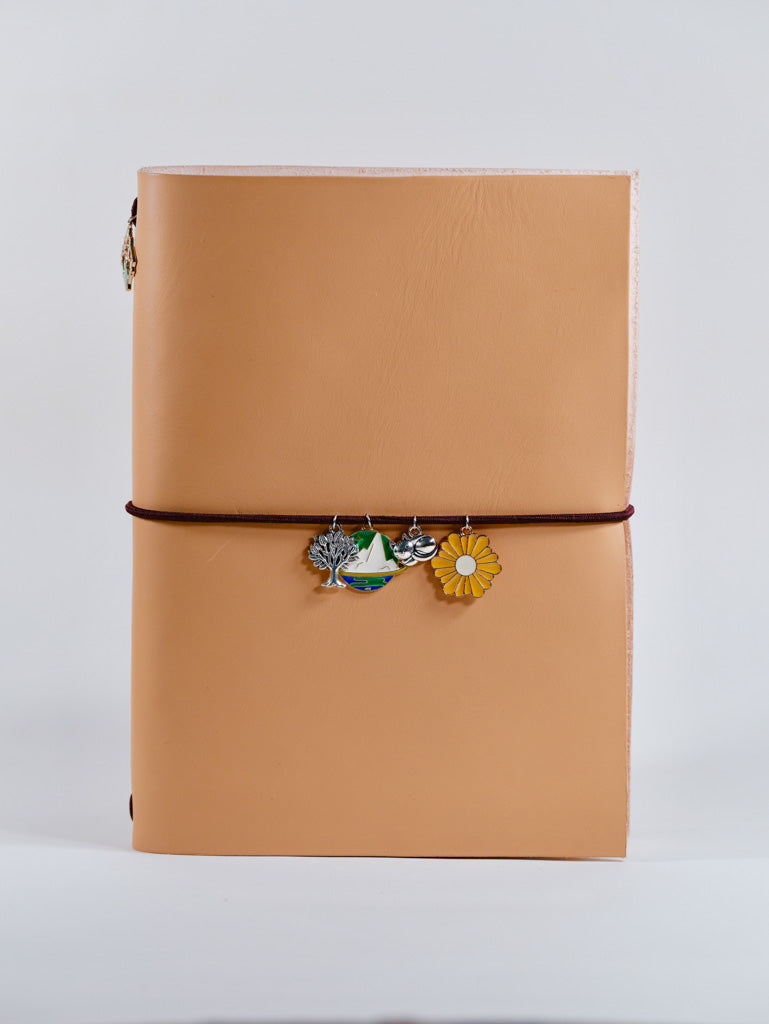 A5 handmade leather traveler notebook cover