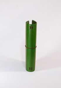 Green A6 Handmade Leather Notebook Cover - ArtnBooks