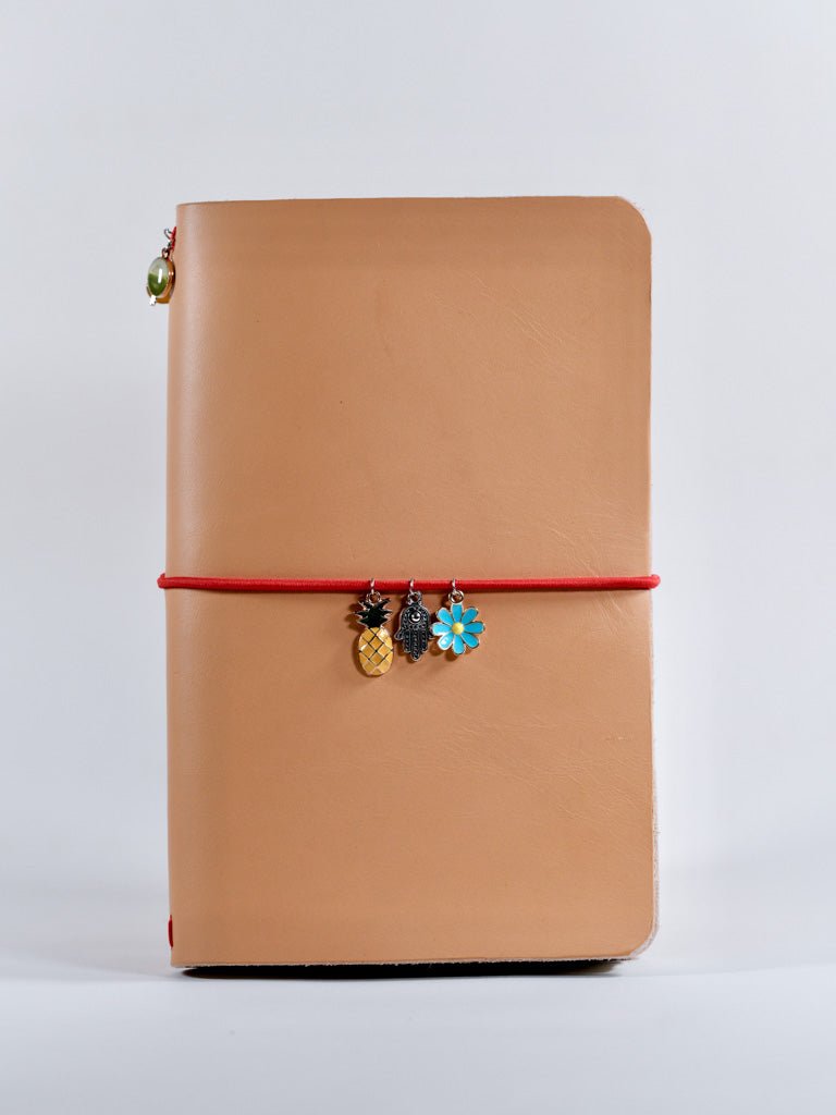A6 handmade leather traveler notebook cover - ArtnBooks Shop